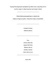 EPEKTO NG PAGLALARO NG ONLINE GAMES SA MAG.docx.